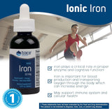 Trace Minerals Ionic Iron – doseur inclus pour administrer la dose recommandée.