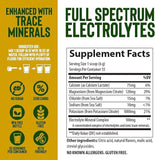 Poudre Trace Minerals Keto electrolytes se mêlant dans l'eau pour une hydratation facile