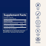 Trace Minerals Magnésium Glycinate Poudre – composants ioniques et minéraux traces visibles.