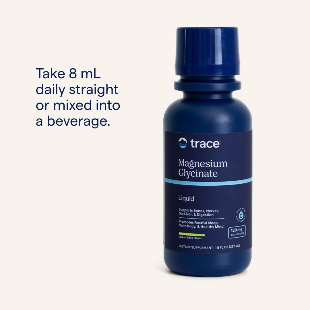 Trace Minerals Glycinate de Magnésium – moment de détente nocturne favorisant le calme.
