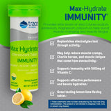 Trace Minerals Max-Hydrate Immunity après l'effort, boisson électrolyte pour récupération et confort.