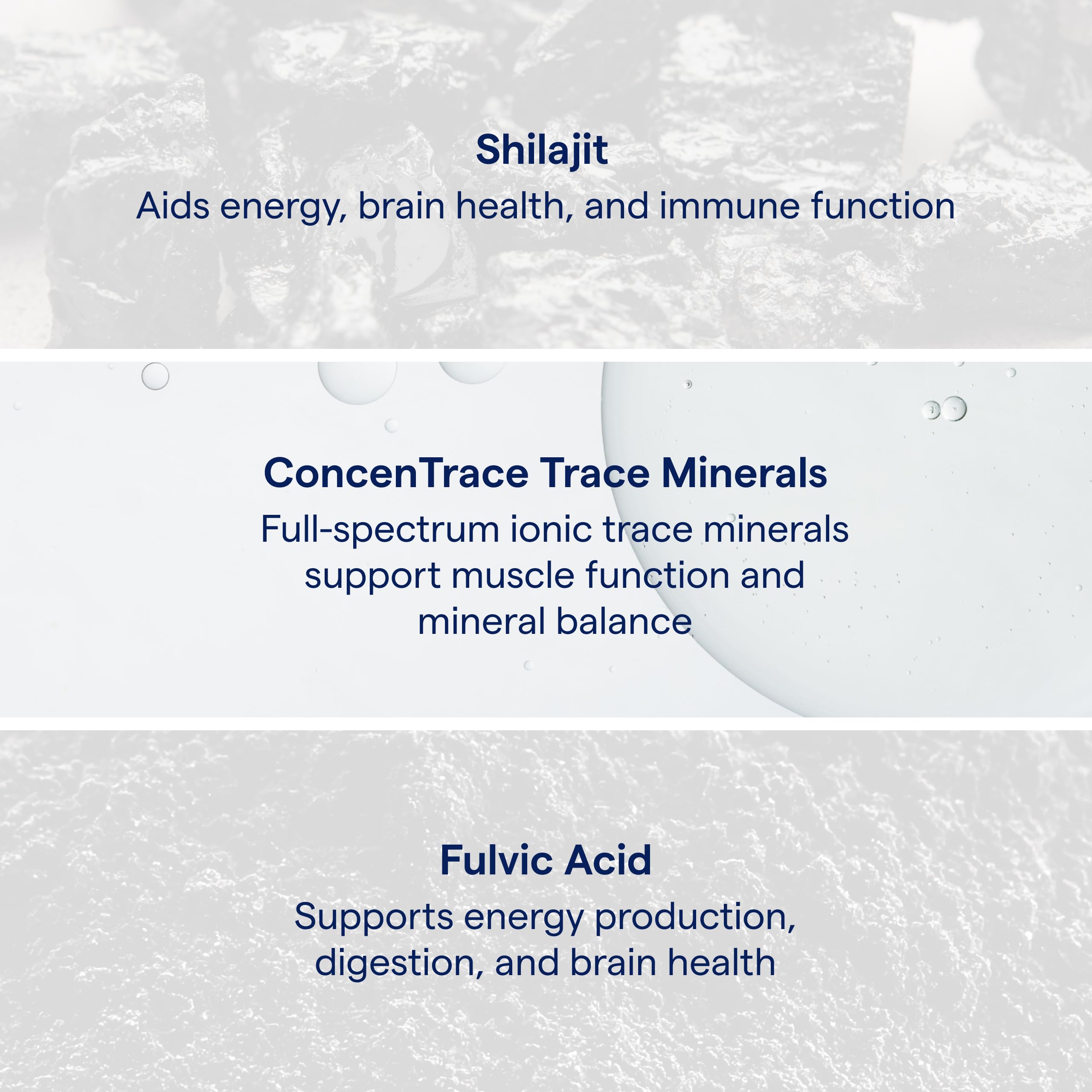 Trace Minerals Miel Shilajit - Bouteille et sticks ensemble sur la table