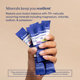 Trace Minerals Power Pak, emballage États-Unis durable, origine responsable.