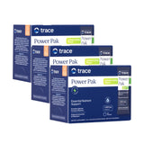 Trace Minerals Power Pak — poudre citron-lime, boisson riche en minéraux essentiels.