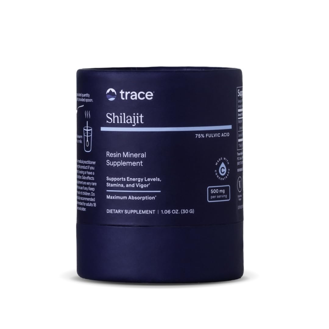 Trace Minerals Shilajit Resin résine himalayenne pour énergie et vitalité possibles