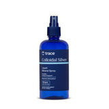 Trace Minerals Argent colloïdal en bouteille pour soutien immunitaire potentiel et usage quotidien.