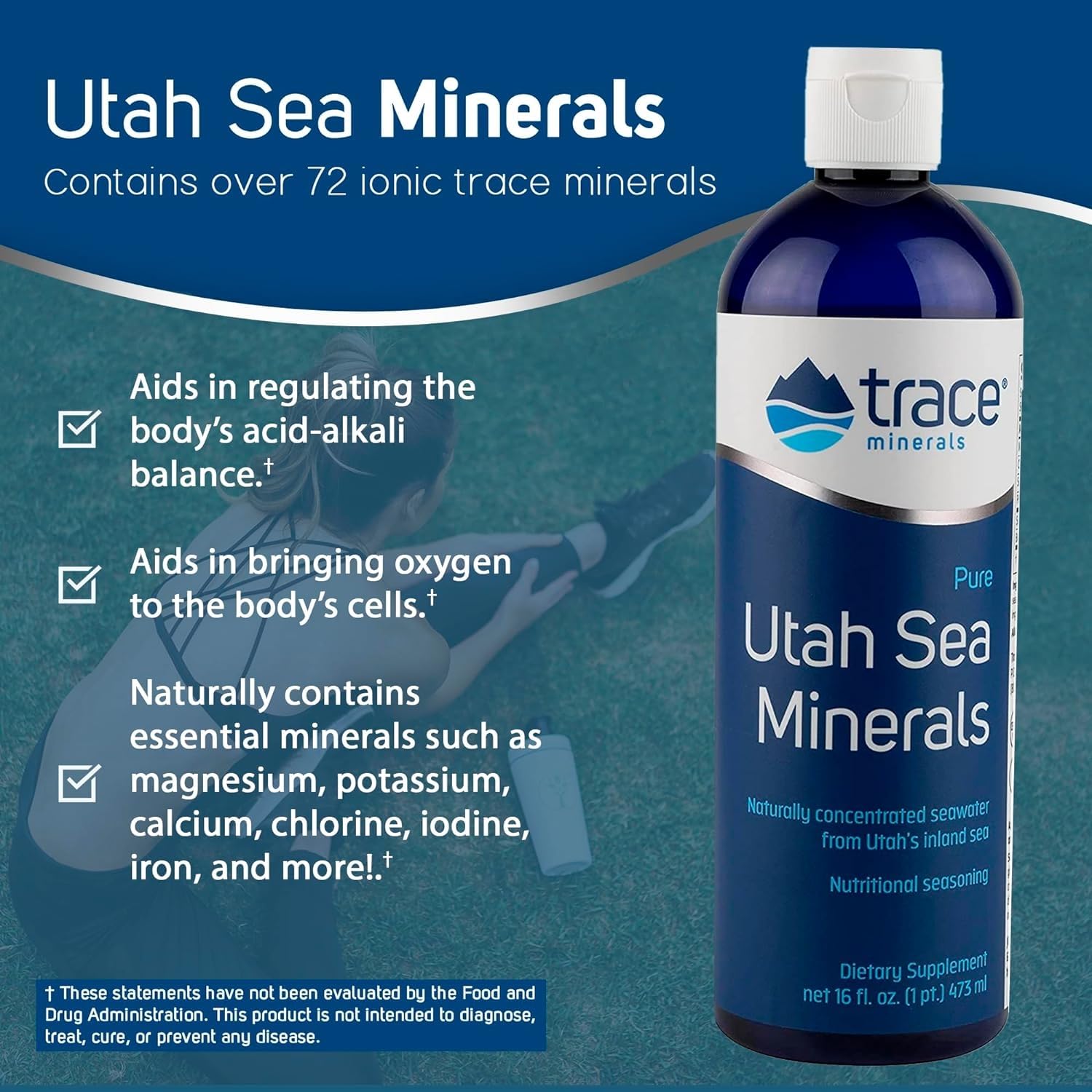 Trace Minerals Utah Sea Minerals : présentation simple pour soutenir le quotidien actif