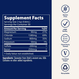 Trace Minerals Utah Sea Minerals : mélange clair à ajouter à l’eau ou jus