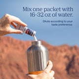Trace Minerals ZeroLyte dose-poudre à dissoudre dans l'eau rapidement.