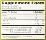 Capsules sans arôme Trader Joe's Omega-3, pour une consommation sans arrière-goût.