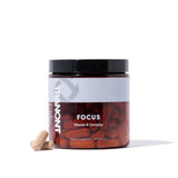 Tranont Focus Vitamin B Complex — bouteille affichant la marque et son orientation vers l'énergie et la concentration.