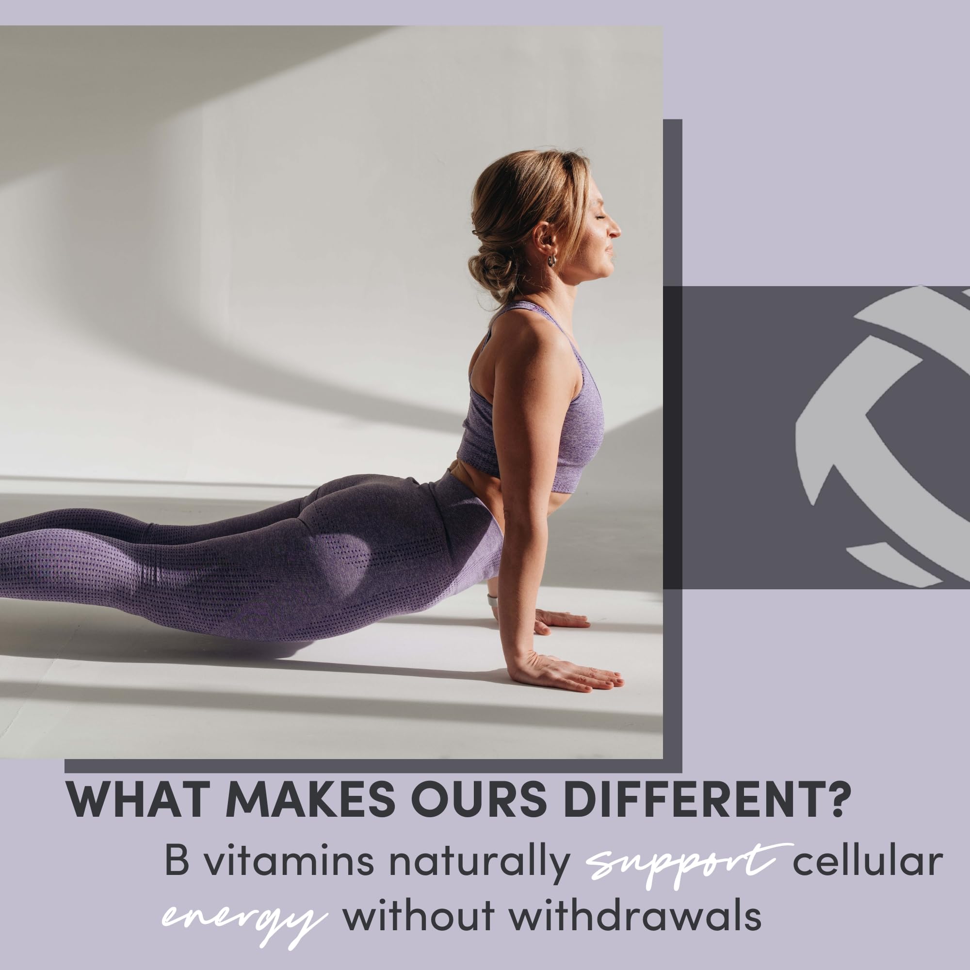 Emballage Tranont Focus Vitamin B Complex avec design clair et informations essentielles.