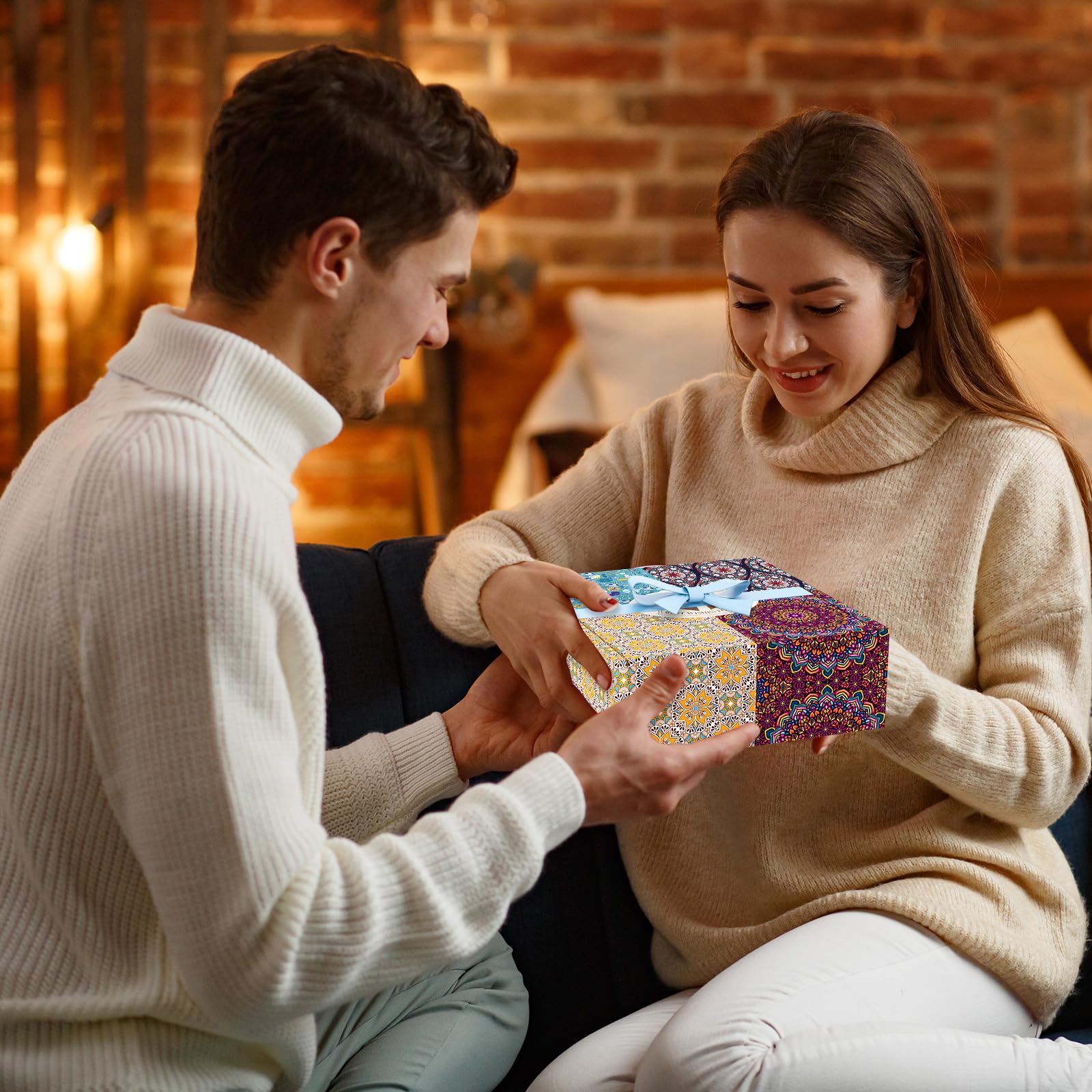 Emballage cadeau TranquilBliss prêt à offrir pour une occasion spéciale