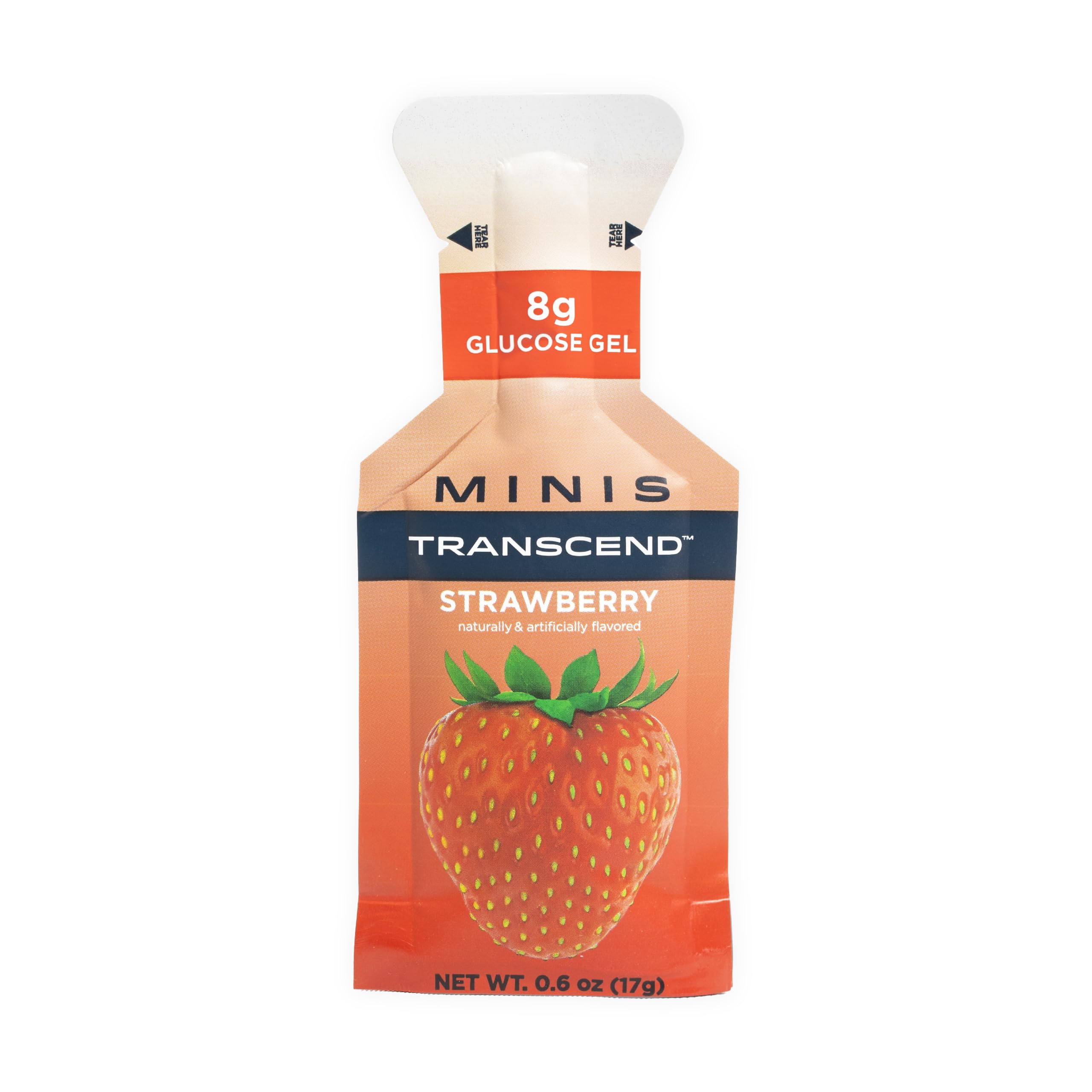 Transcend Gel Fraise mini-format voyage, pratique lors de déplacements et entraînements.