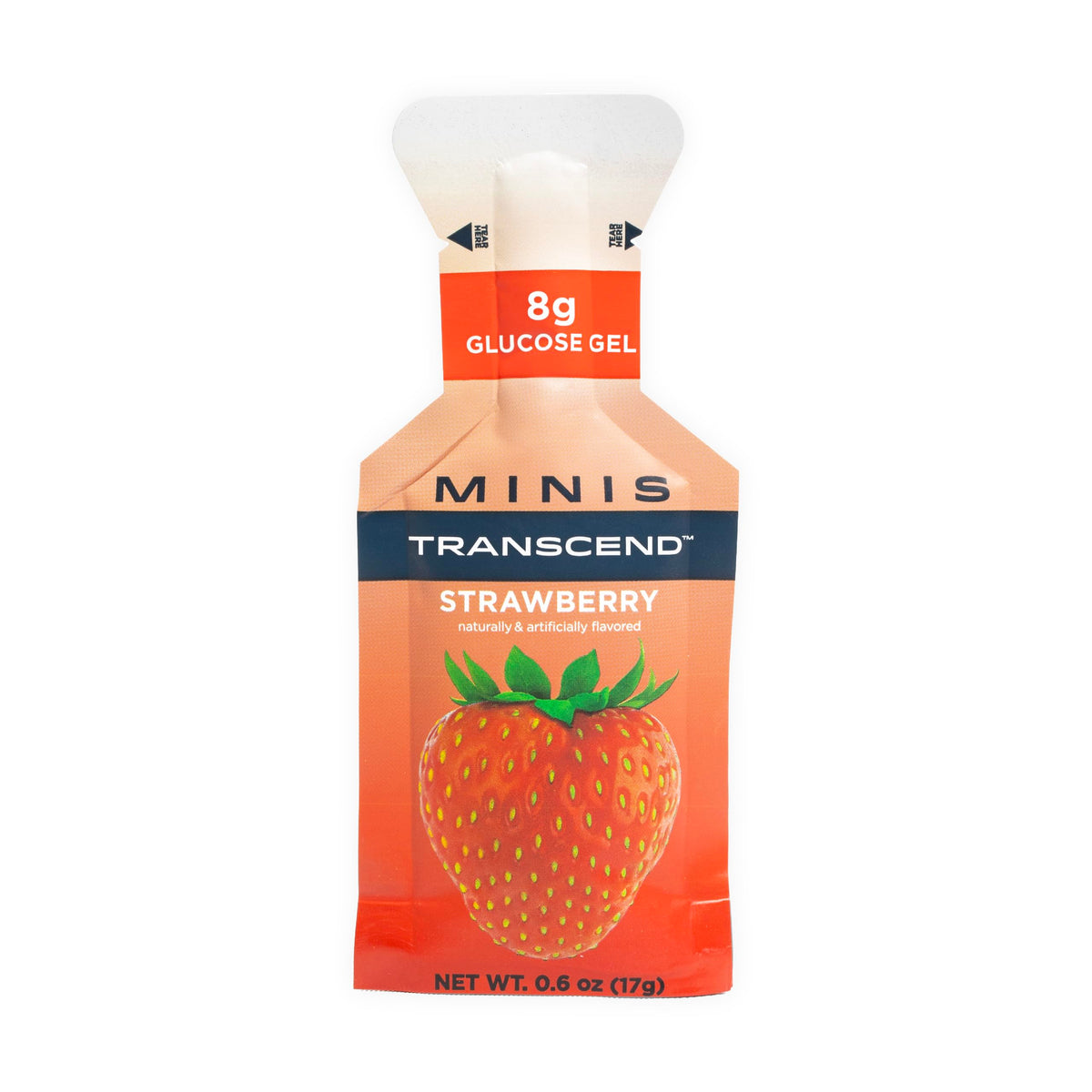 Transcend Gel Fraise mini-format voyage, pratique lors de déplacements et entraînements.