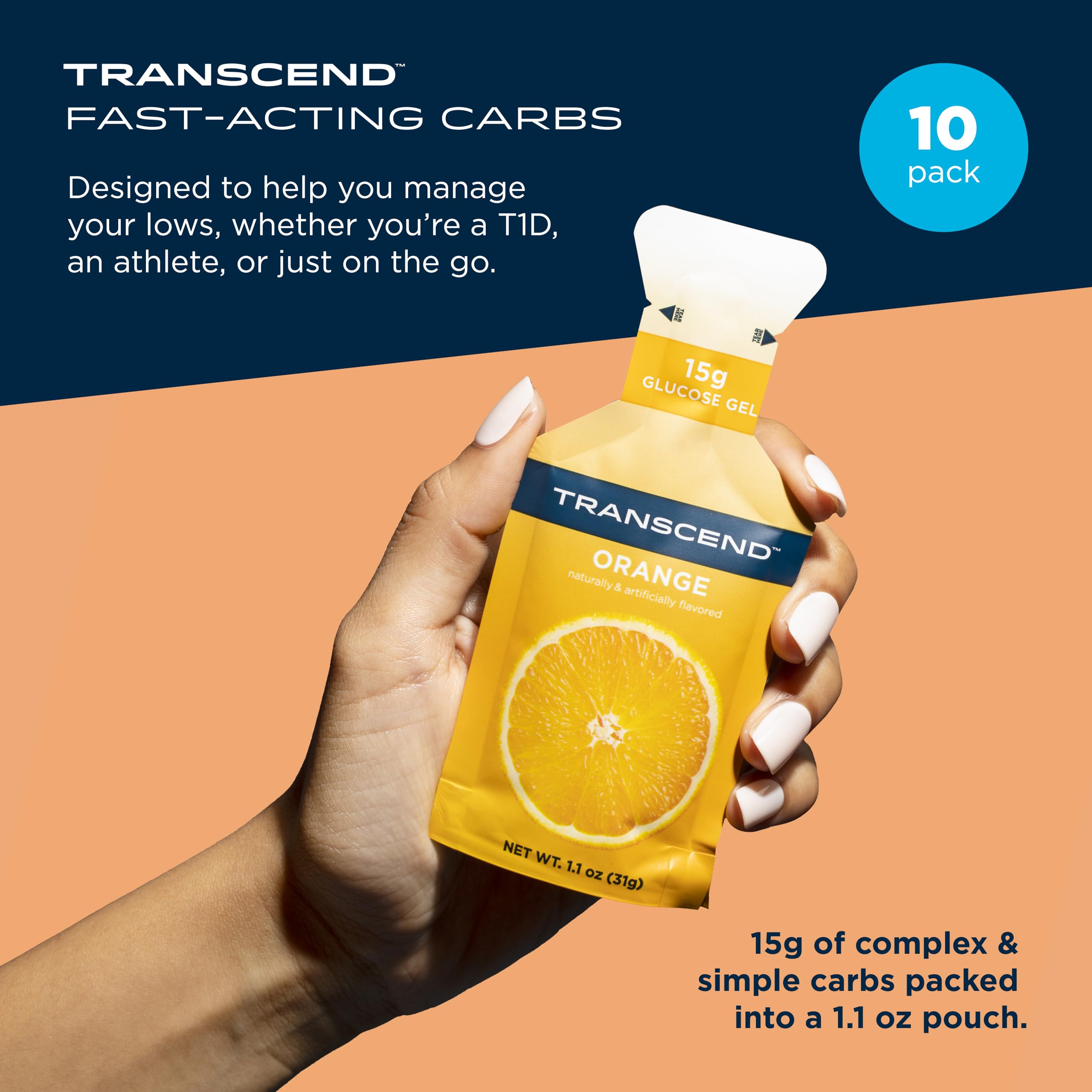 Transcend Gel Orange : dose unique pour reprendre l’effort.