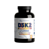 Transfer Point D3K2 en bouteille avec étiquette, gelules faciles à prendre au quotidien.