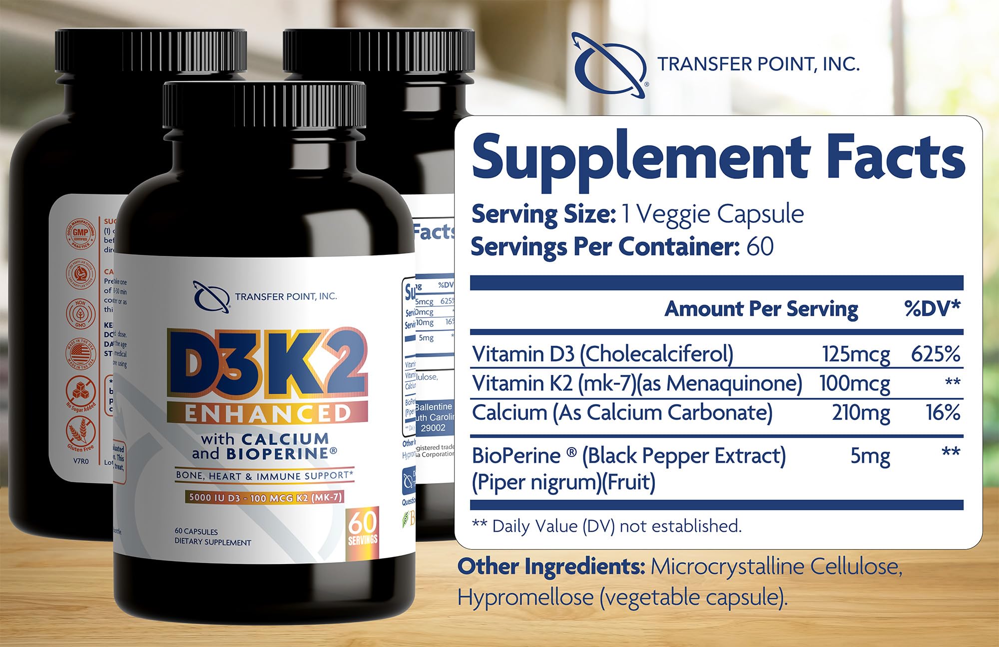 Transfer Point D3K2 illustre une routine quotidienne soutenant l’immunité tout au long de l’année.