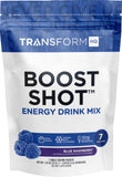 Boost Shot TransformHQ : paquets énergie, prêt à l'emploi pour démarrer la journée.