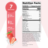 TransformHQ gout fraise-creme flacon, saveur savoureuse idéale en déplacement