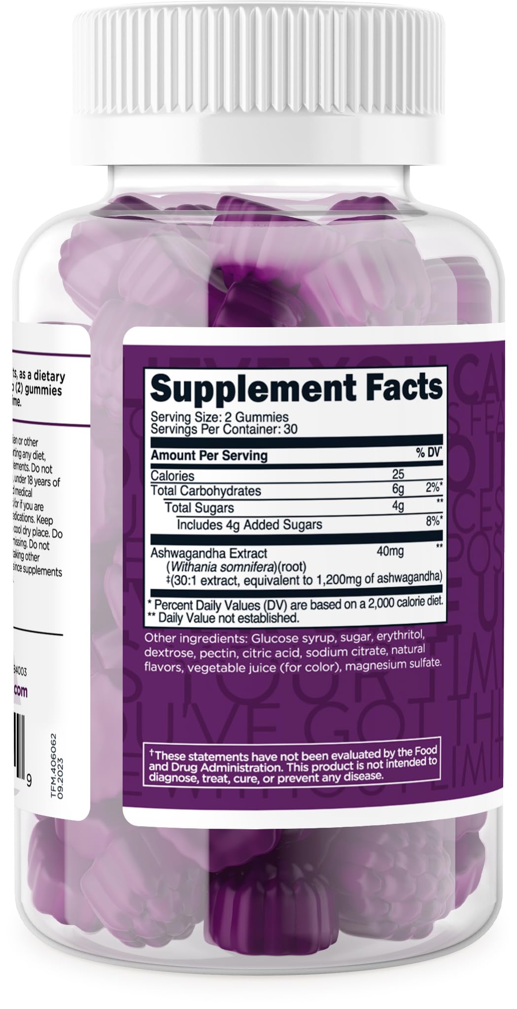 TransformHQ Ashwagandha Gommes – utilisation quotidienne pour un équilibre potentiel