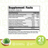 TransformHQ Hydration coco citron vert dans un pot illustrant 42 portions