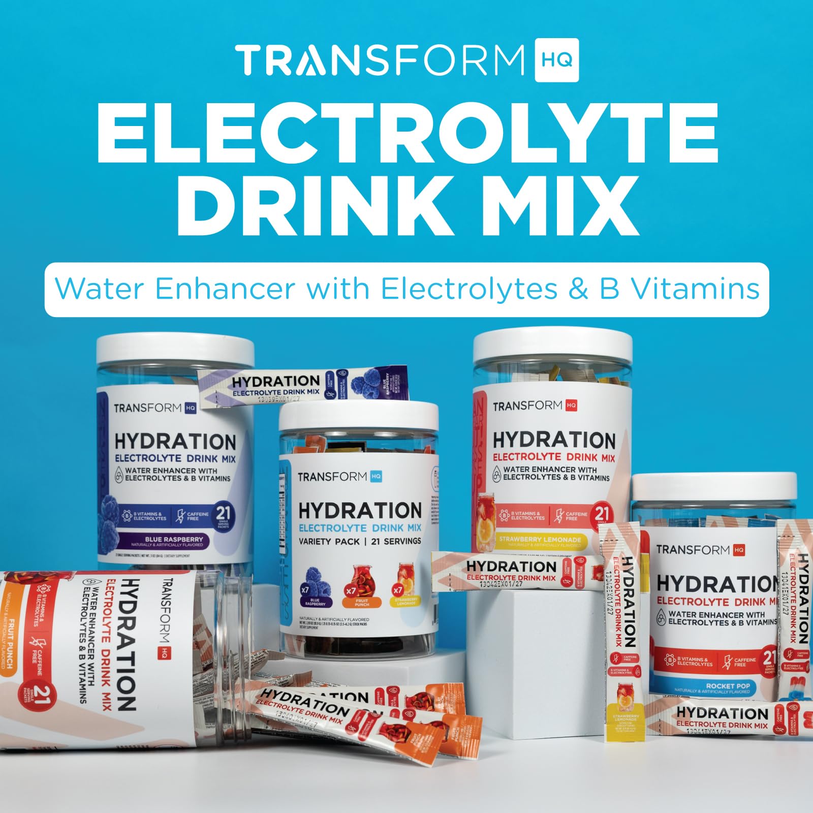 TransformHQ Hydration emballage conforme GMP, qualité contrôlée