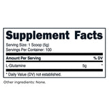 TransformHQ L-Glutamine Poudre avec cuillère-mesure pratique pour dosage précis.