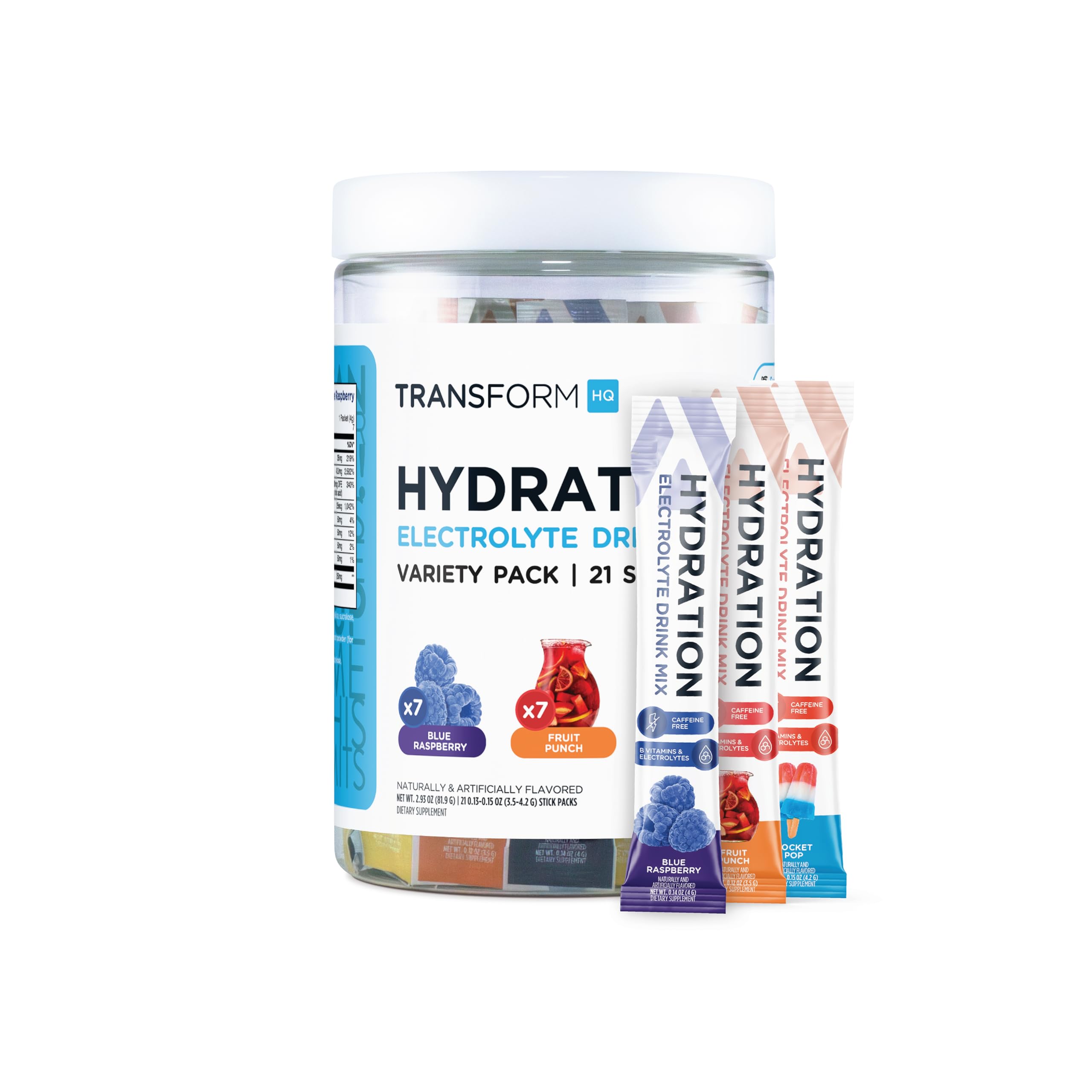 TransformHQ sachet électrolyte punch-fruits: saveur rafraîchissante pour l endurance