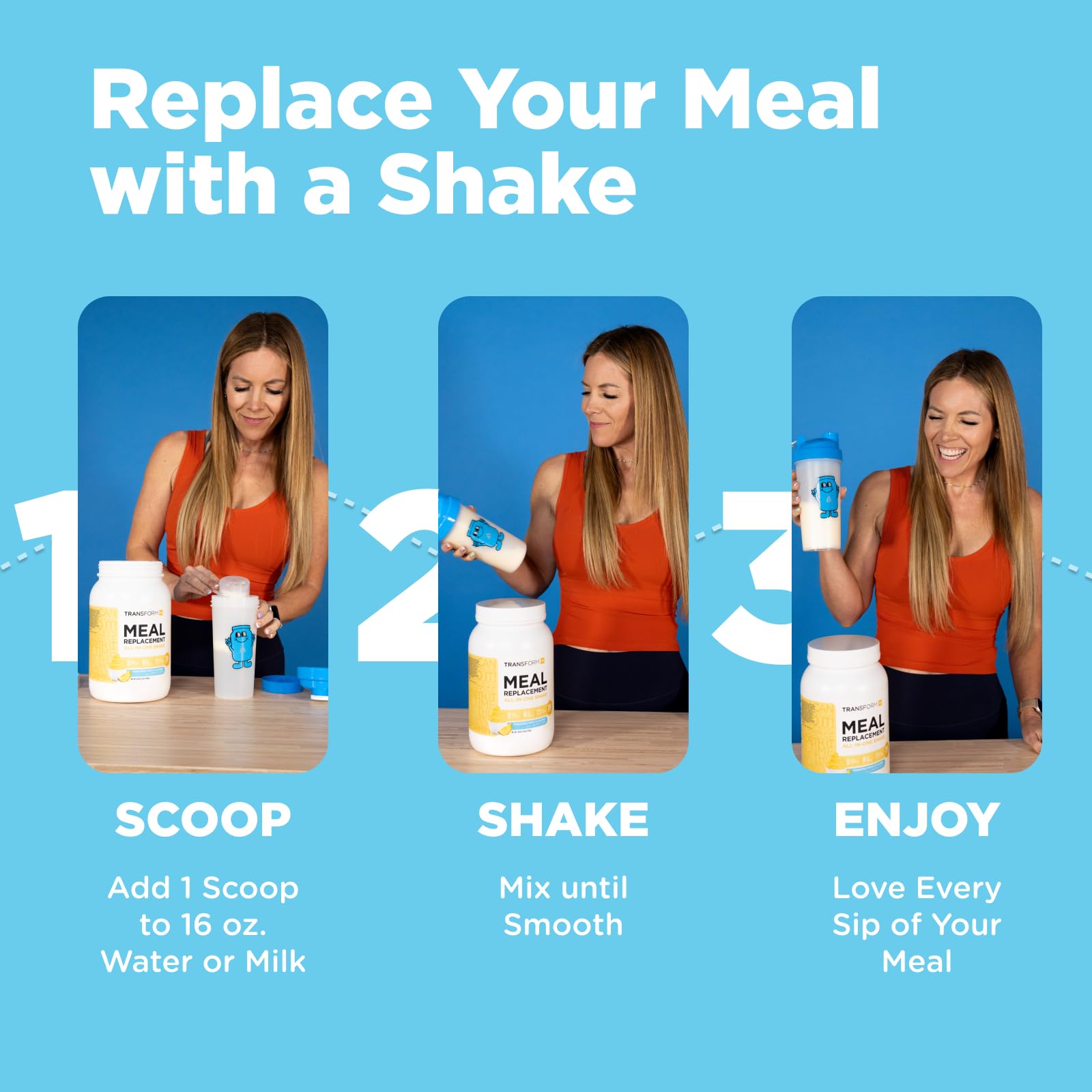 TransformHQ shake fraise-creme dans un verre, expérience rafraichissante