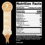 TransformHQ Whey Protein Isolate vanille avec doseur pour portions précises.