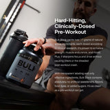 Composition avancée Citrulline Malate et Beta-Alanine visibles sur l’emballage.
