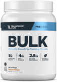 Produit Transparent Labs Bulk pré‑entraînement avec dosette pour dosage précis