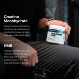 Transparent Labs Creatine HMB — étiquette claire reflétant qualité et ingrédients sans additifs.