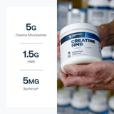 Transparent Labs Creatine HMB — saveur fraise-citronnade agréable pour une prise facile.