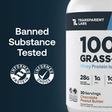 Cuillère doseuse Transparent Labs protéine isolat, dosage précis pour chaque shake.
