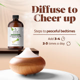 Huile de massage citronnelle TRATAK Organics pour soins corporels.