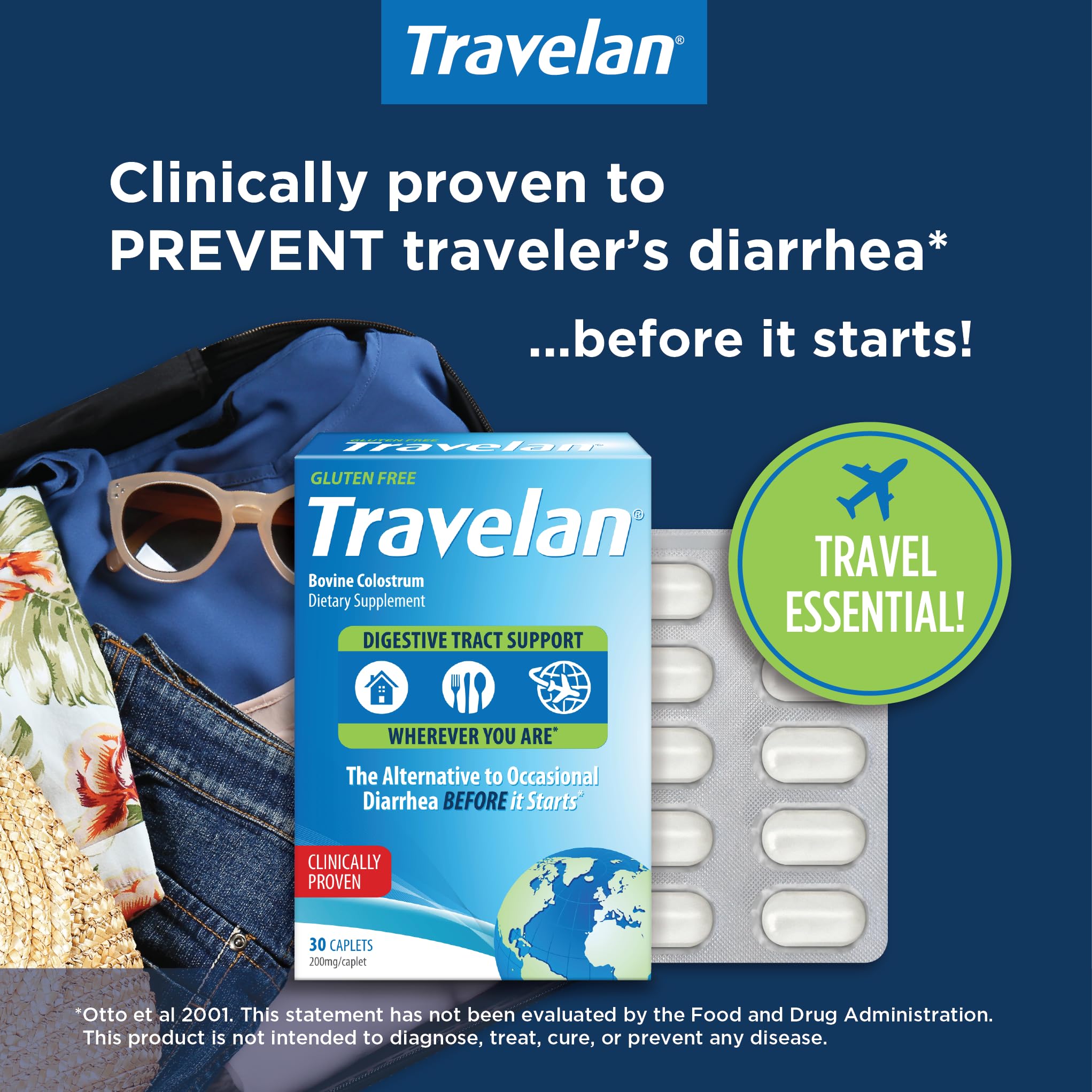 Travelan colostrum bovin hyperimmunisé : soutien naturel pour la digestion