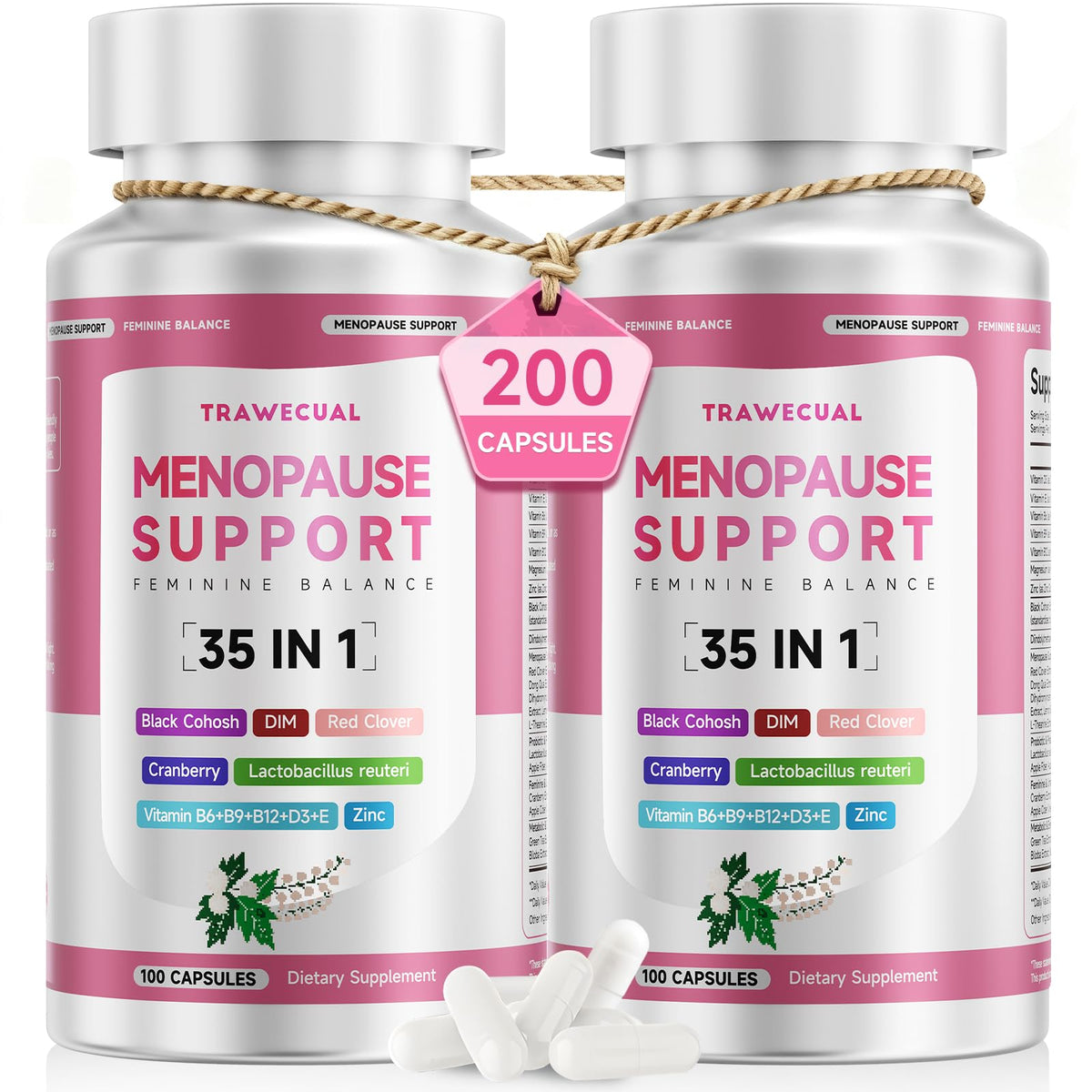 Trawecual – bouteille ménopause, soutien hormonal possible et confort quotidien.