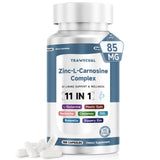 Trawecual Zinc L-Carnosine, vue bouteille: soutien potentiel de la digestion au quotidien.