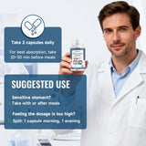 Trawecual Zinc L-Carnosine: emballage et bouchon pratiques pour usage domestique.