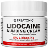 Crème Treatonic 5% lidocaine en étui sécurisé, relief rapide et sûr.