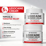 Tube Treatonic 5% lidocaine, application précise et pratique.