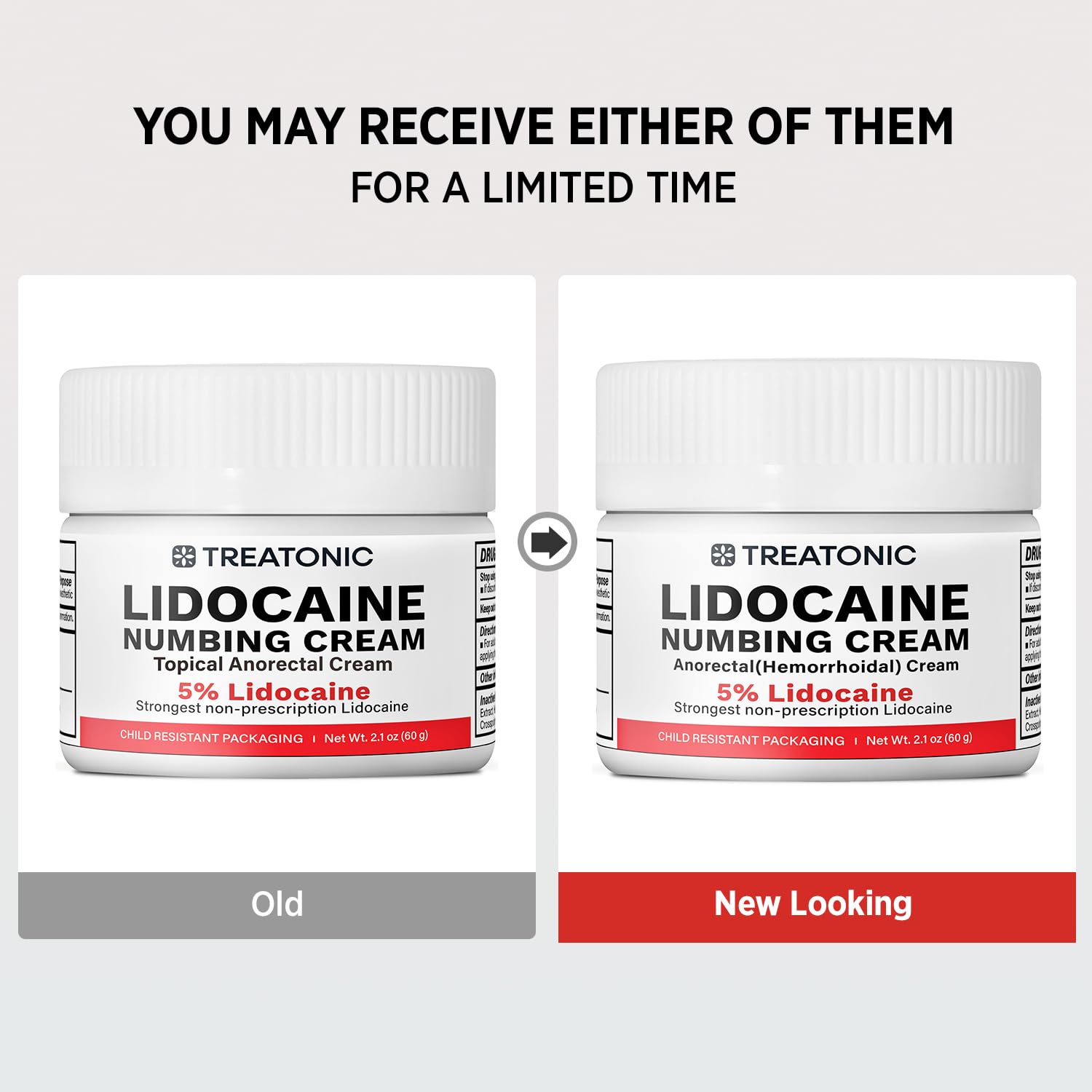 Format portable Treatonic de 60 ml pour déplacements.