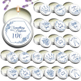 Treela ensemble 24 bougies bleues lavande — ambiance raffinée pour cérémonie