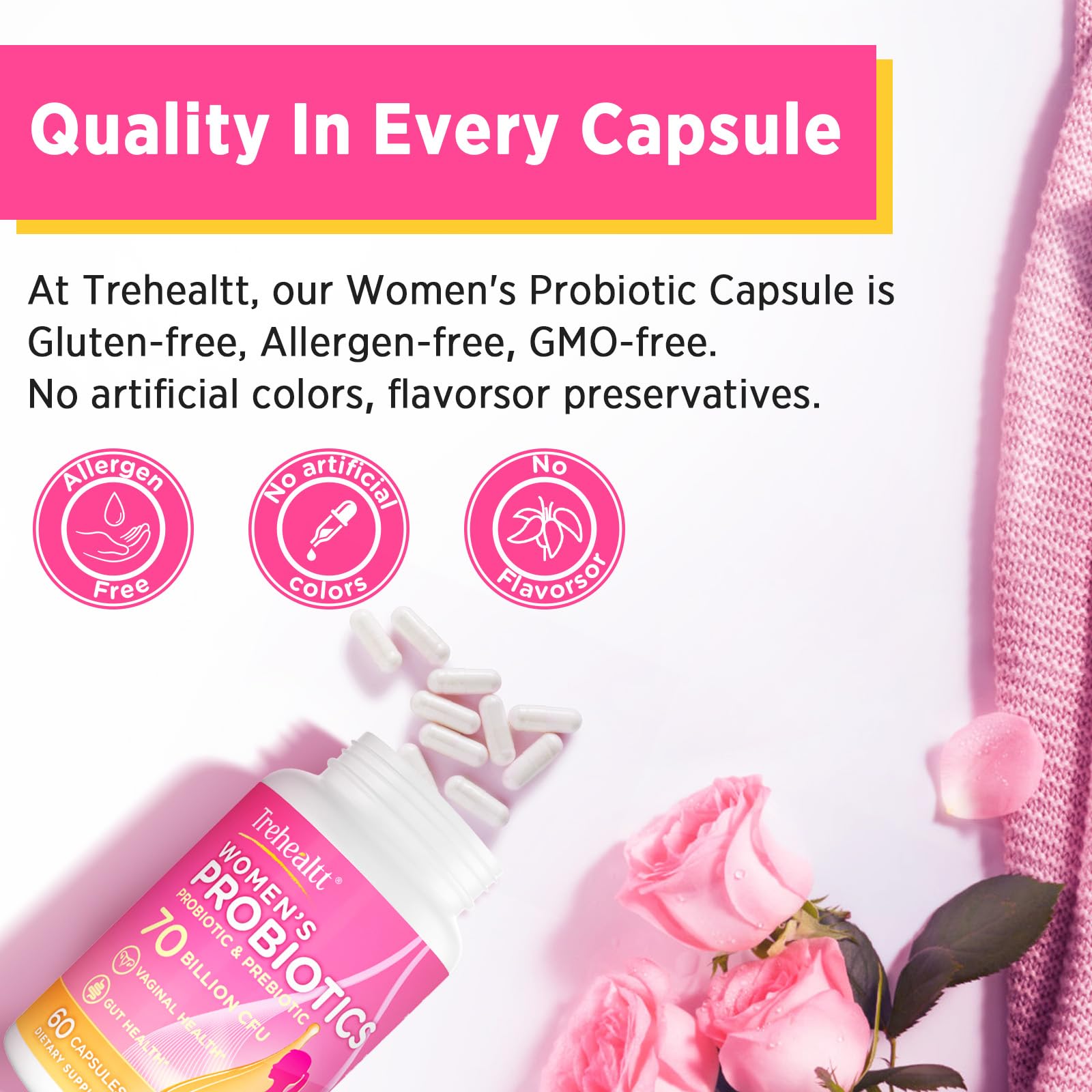 Formulé sans soja, sans gluten et sans OGM pour une utilisation sûre.