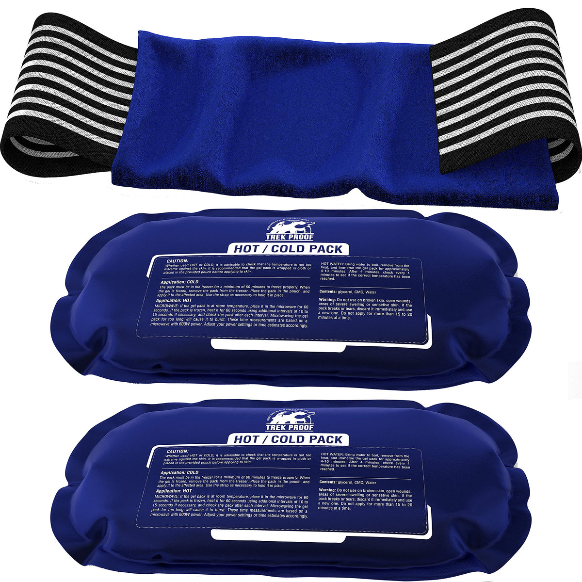 TrekProof ensemble 3 pièces glace-chaud pour récupération polyvalente.