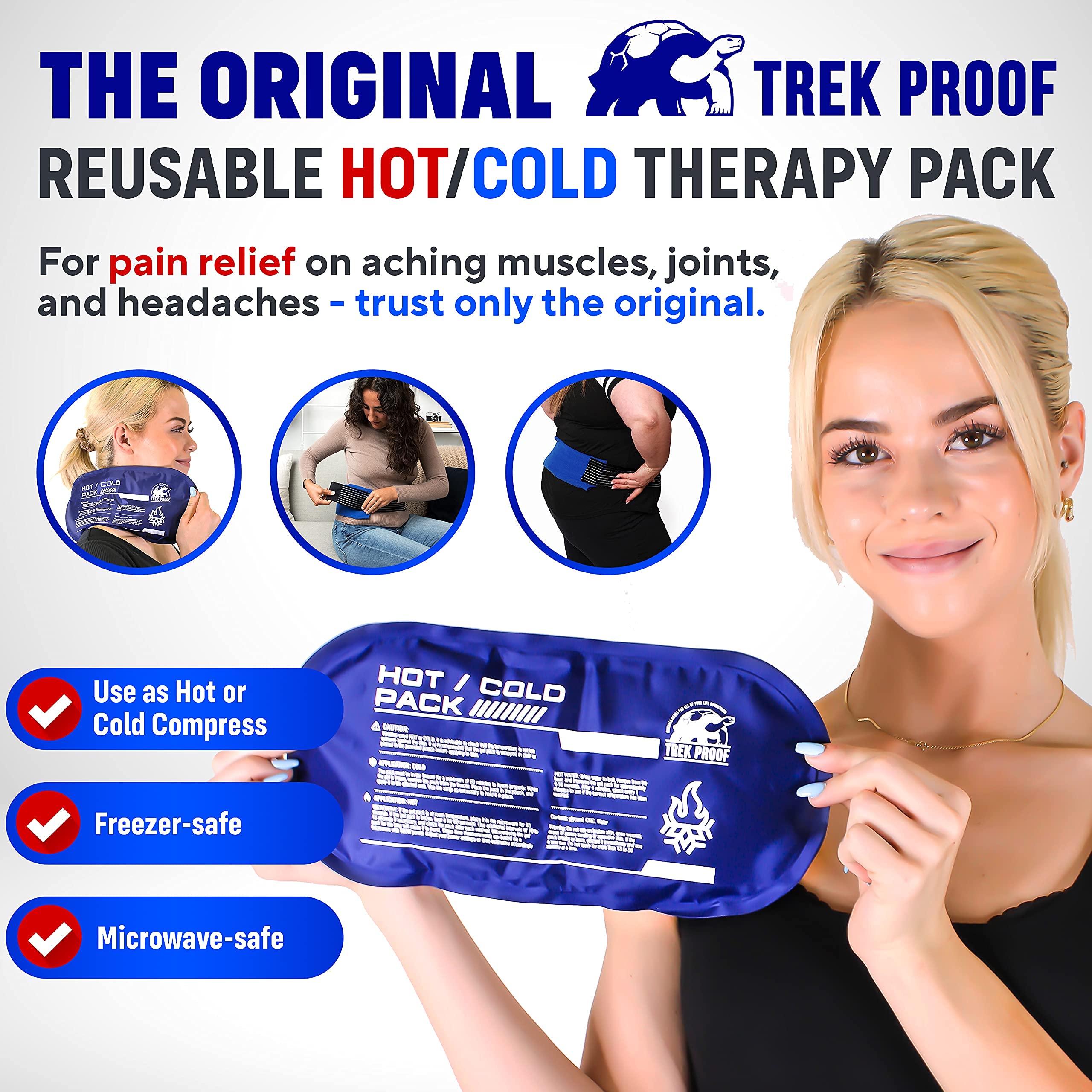 TrekProof gel chaud dos – flexibilité et confort d'application