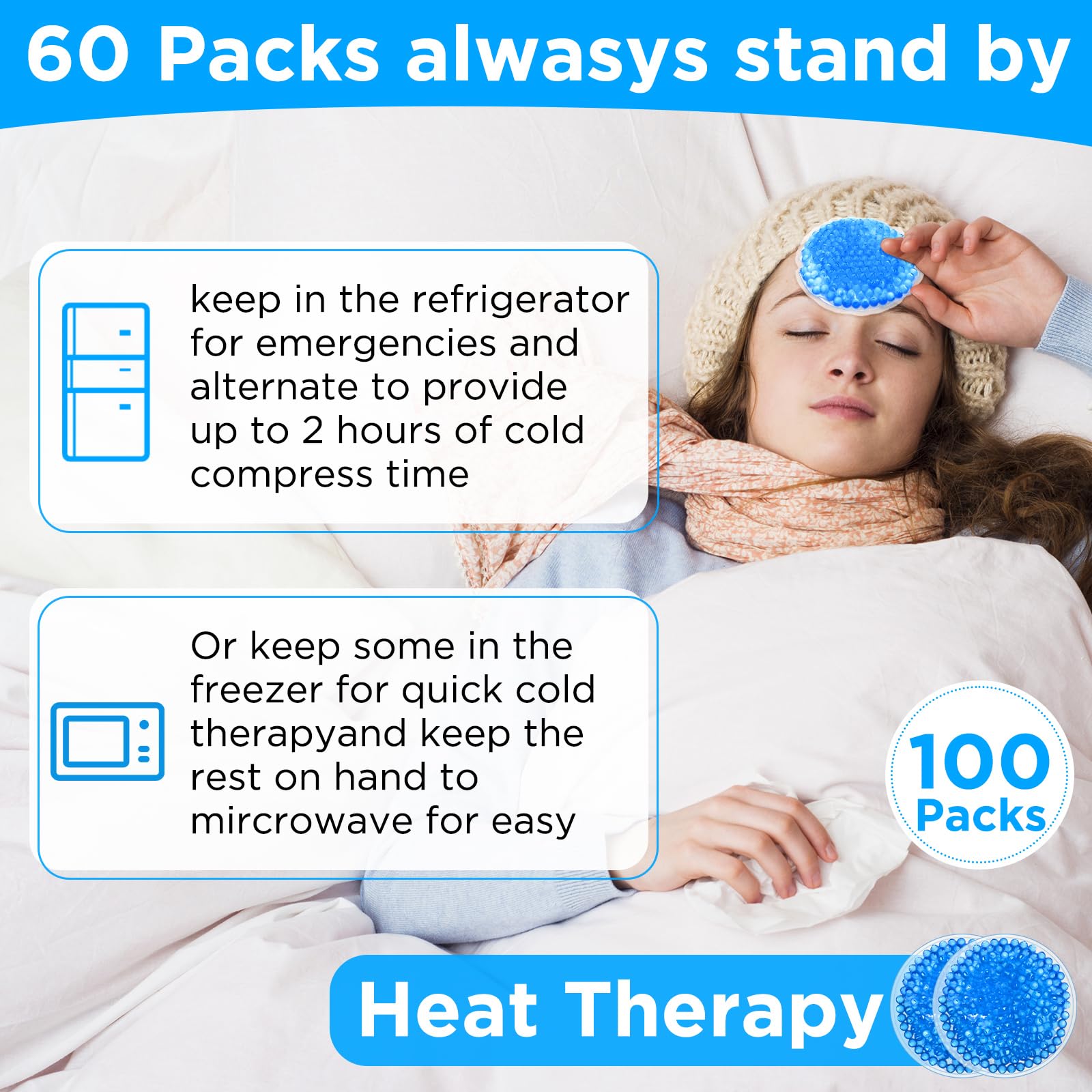 TrelaCo glace chaud micro-ondes 10 secondes, confort rapide.