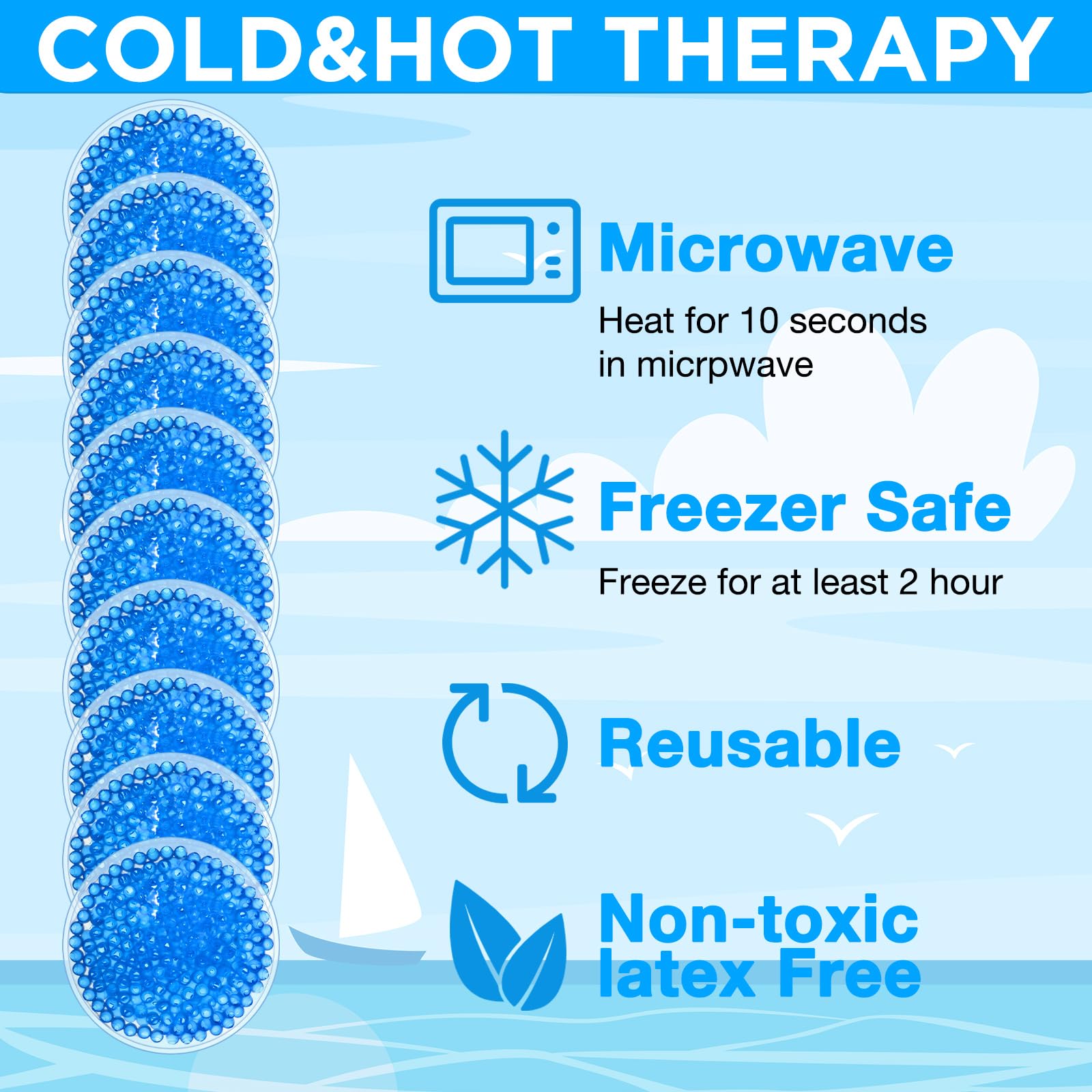TrelaCo pack glace petit et portable, idéal voyage.